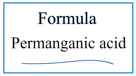 Permanganic Acid: Vapautusaine teollisuudessa ja oksidantti vesiensäilytyksessä!